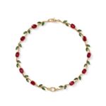 Gold Vine Leaf Bracelet - 6 Colors | Adjustable Luxury