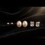 IR Gems 3 Pcs Set Gold Stud Earrings for Women | Mini Gold Ball Studs | Pearl Square Studs | Zircon Crystal Studs | Anti Tarnish Daily Wear - Image 3